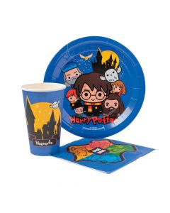 Harry Potter Chibi Cartoon Party Tableware Pack