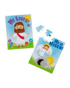 He Lives Jigsaw Puzzles with Header Card