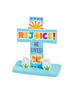 He Lives Stand-Up Cross Craft Kit