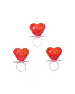 Heart-Shaped Ring Lollipops