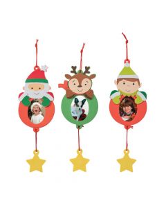 Holiday Character Picture Frame Ornament Craft Kit