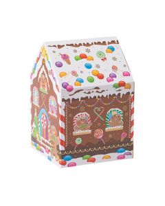 Holiday Gingerbread House Favor Boxes