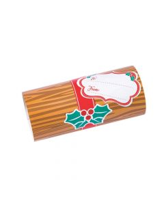 Holiday Log Favor Boxes