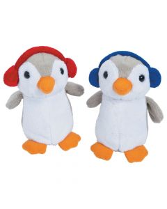 Holiday Stuffed Penguins with Earmuffs