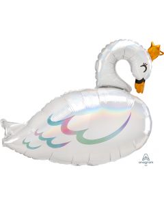 Holographic Iridescent Swan Supershape