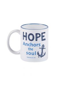 Hope Anchors My Soul Ceramic Mug