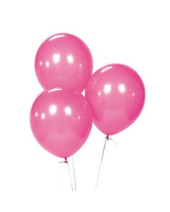 Hot Pink 9" Latex Balloons