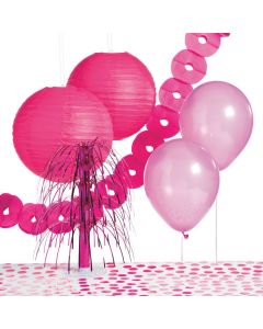 Hot Pink Party Decorating Kit