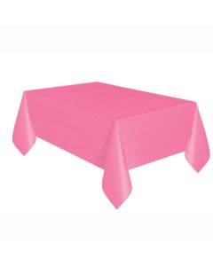 Hot Pink Plastic Tablecover
