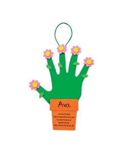 Handprint Flowers & Flowerpot for Mom Craft Kit