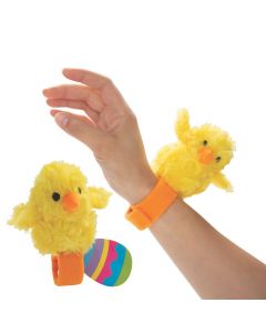 Hugging Easter Stuffed Chick Bracelets with Card