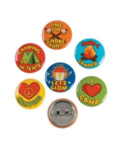 I Love Camp Mini Buttons