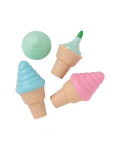 Ice Cream-Shaped Highlighters
