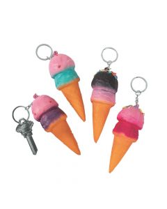 Ice Cream Squishy Keychains