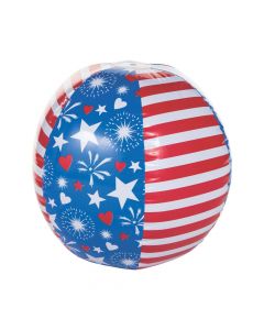 Inflatable 30" Patriotic Giant Beach Ball