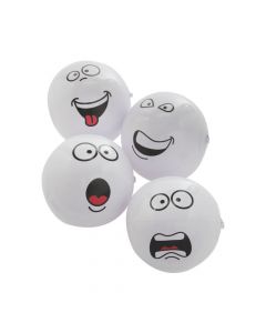 Inflatable 5" Crazy Face Mini Snowballs