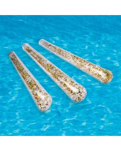 Inflatable Banzai Glitter Pool Noodles