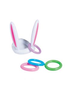 Inflatable Easter Bunny Ears Ring Toss Game