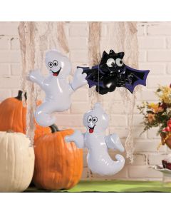 Inflatable Ghosts and Bats
