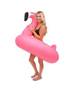 Inflatable GoFloats™ Flamingo Tube Raft