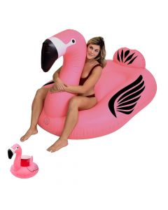 Inflatable GoFloats™ Giant Flamingo Pool Float