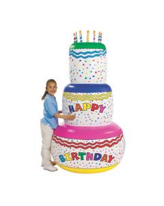 Inflatable Jumbo Birthday Cake