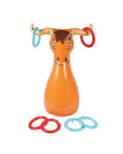 Inflatable Lasso the Steer Ring Toss Game