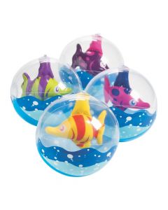 Inflatable Tropical Fish in Beach Balls
