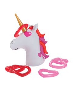 Inflatable Valentine Unicorn Ring Toss Game