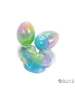 Iridescent Glitter Putty Eggs