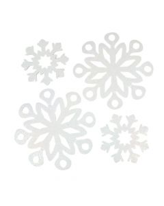 Iridescent Snowflake Cutouts