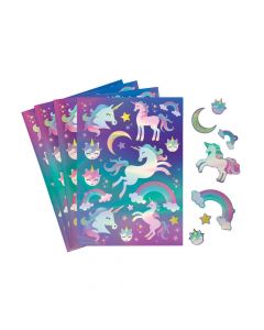 Iridescent Unicorn Sticker Sheets