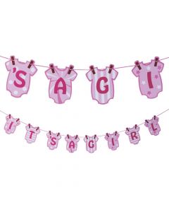 It’s a Girl Baby Shower Garland