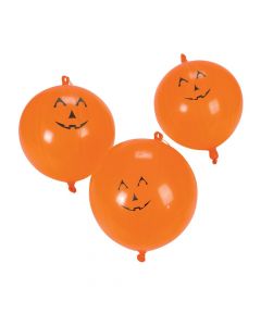 Jack-O'-Lantern Punch Balls