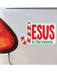 Jesus Candy Cane Car Magnets