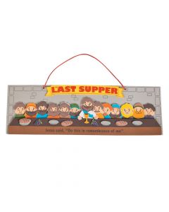 Jesus and Disciples Last Supper Sign Craft Kit