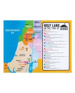 Jesus Holy Land Map