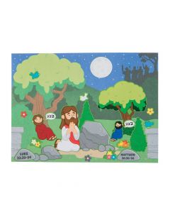 Jesus in the Garden Mini Sticker Scenes