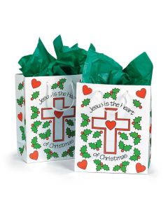 "jesus Is the Heart of Christmas" Gift Bags