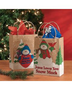 Jesus Loves You Snow Much Gift Bags