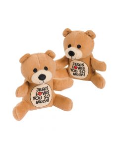 Jesus Loves You So Much! Stuffed Bears