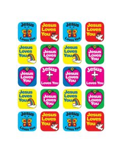 Jesus Loves You Stickers