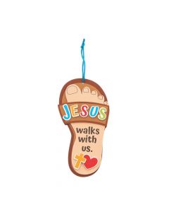 Jesus Walks with Us Sandal Craft Kit