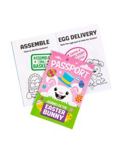 Journey of the Easter Bunny Passport Sticker Books