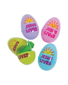 Jumbo Bubbles-Filled Religious Easter Eggs