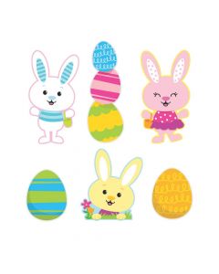 Jumbo Easter Bunny Cutouts