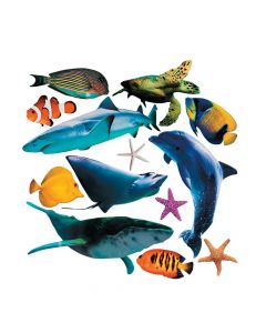 Jumbo Realistic Sea Life Cutouts