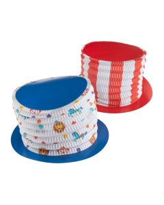Kid's Bright Carnival Accordion Top Hats