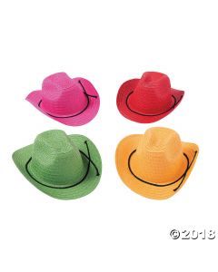 Kids Colorful Cowboy Hats