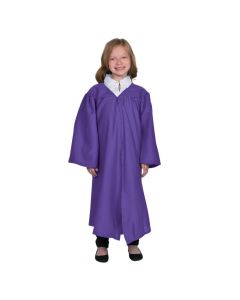 Kids' Purple Matte Elementary School Graduation Robe